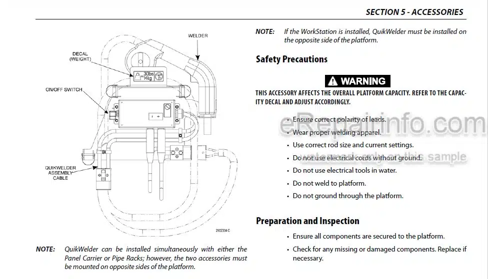 Photo 2 - JLG 1930ES 2032ES 2632ES 2646ES 3246ES PVC1910 Operation And Safety Manual Scissor Lift