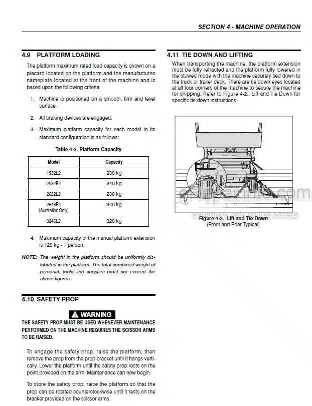 Photo 12 - JLG 1932E2 2032E 2632E2 2646E2 3246E2 Operators And Safety Manual Scissor Lift 3120854