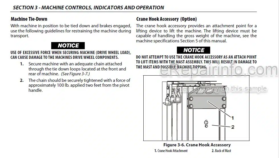 Photo 12 - JLG 20MVL 20MSP PVC2002 Operation And Safety Manual Vertical Mast