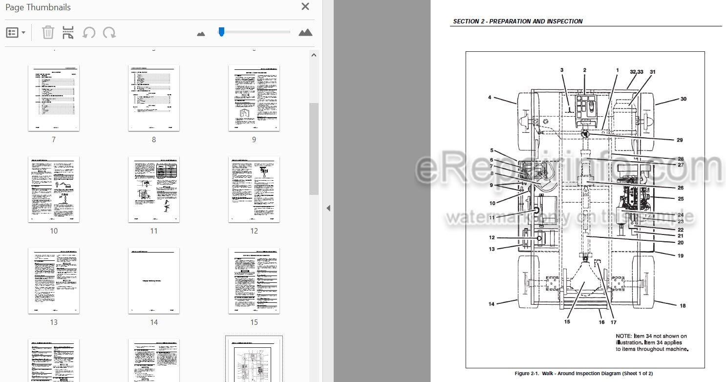 Photo 3 - JLG 26MRT Operators And Safety Manual Scissor Lift[S]