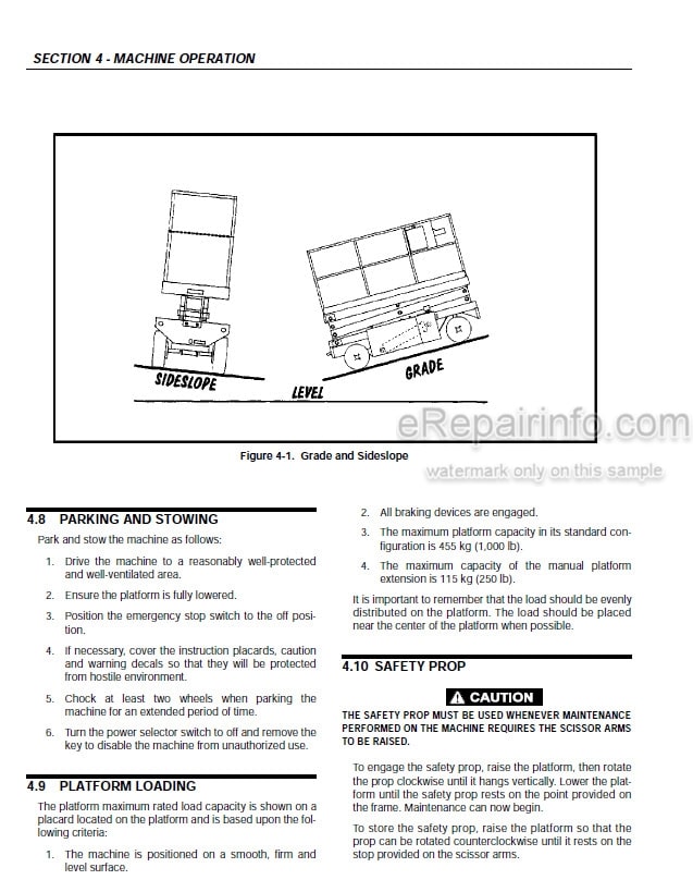 Photo 4 - JLG 26MRT Operators And Safety Manual Scissor Lift[S]