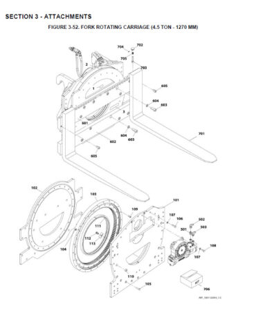 Photo 10 - JLG 3006H 30.6 Illustrated Parts Manual Telehandler 31211226