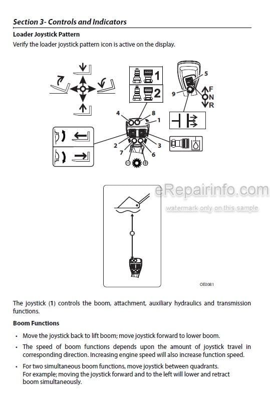 Photo 1 - JLG 3006H 3507PS 4008PS 3510PS Operation And Safety Manual Telehandler 31211081