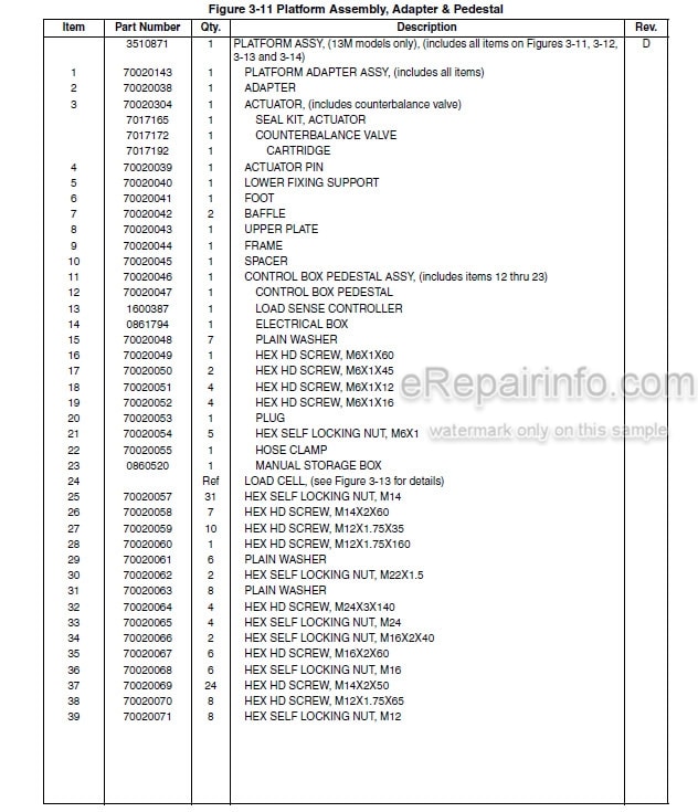 Photo 4 - JLG 3507 To 4013 Illustrated Parts Manual Telehandler 3121853