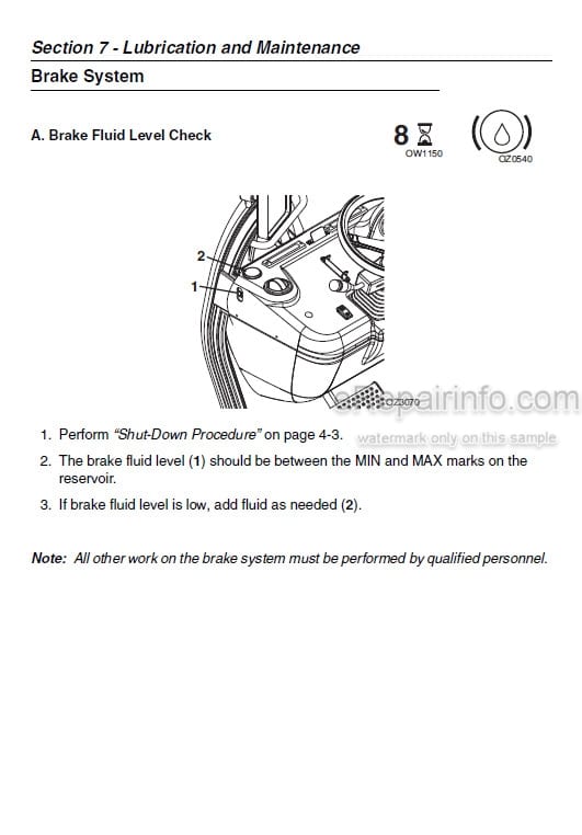 Photo 5 - JLG 3513 4013 4017 Operator And Safety Manual Telehandler Equipped For Platform