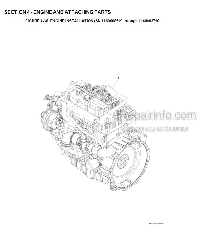 Photo 1 - JLG 3614RS 4017RS Illustrated Parts Manual Telehandler 31200939