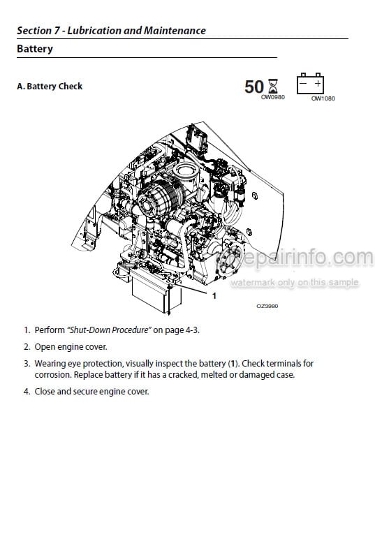 Photo 1 - JLG 3614RS 4017RS PVC1911 2005 Operation And Safety Manual Telehandler