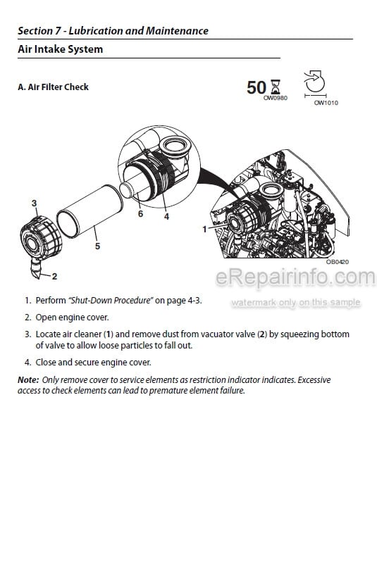 Photo 5 - JLG 4017 Operator And Safety Manual Telehandler
