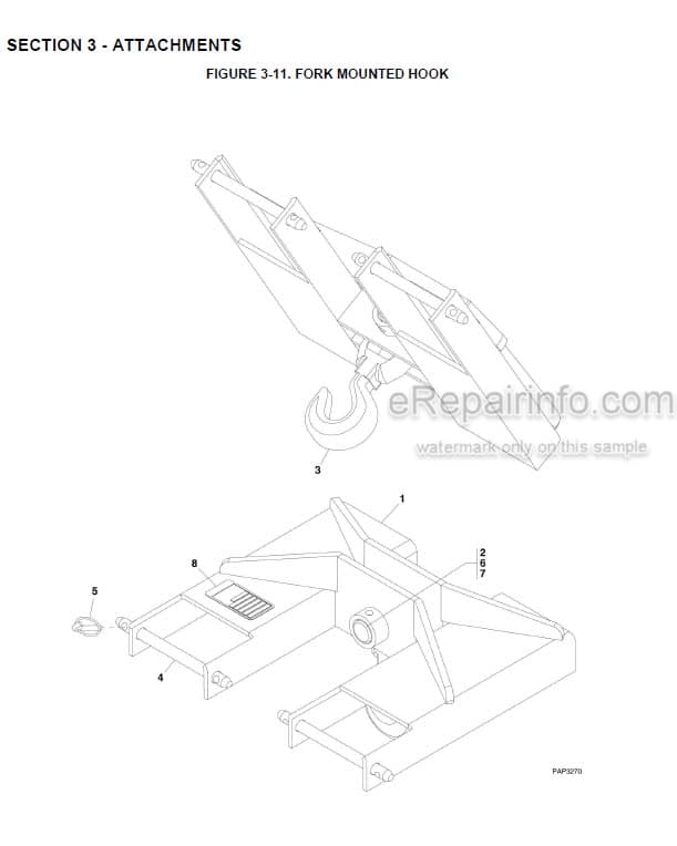 Photo 5 - JLG 4008PS Illustrated Parts Manual Telehandler 31211269