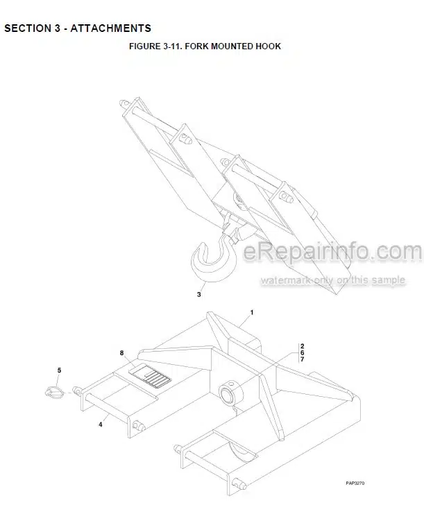 Photo 3 - JLG 3706PS To Agrovector 37.7 Illustrated Parts Manual Telehandler 31200722