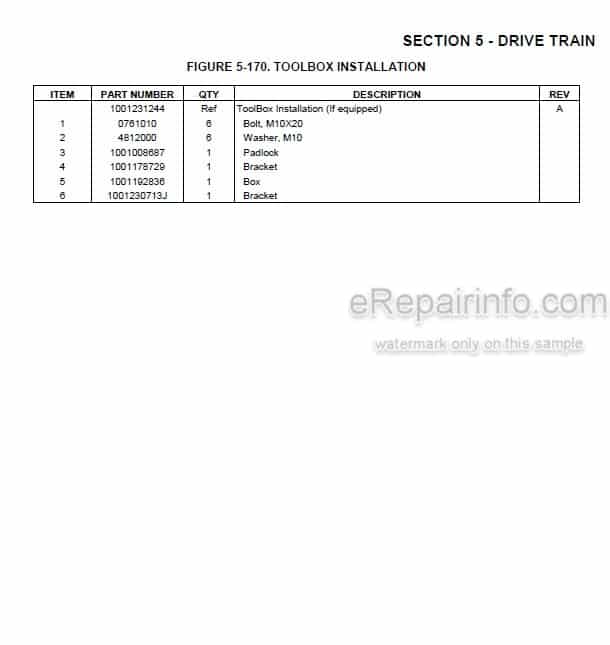 Photo 4 - JLG 642 742 943 1043 Illustrated Parts Manual Telehandler 31211111