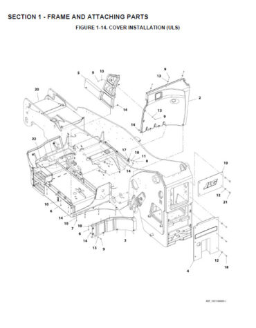 Photo 4 - JLG 7013H PVC1911 2005 Illustrated Parts Manual Telehandler 31211380