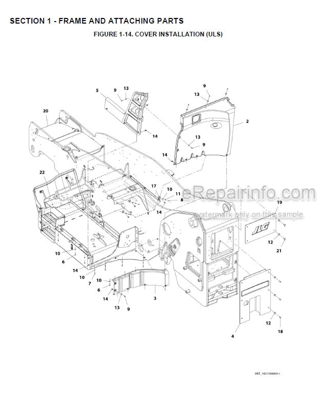 Photo 1 - JLG 7013H PVC1911 2005 Illustrated Parts Manual Telehandler 31211380