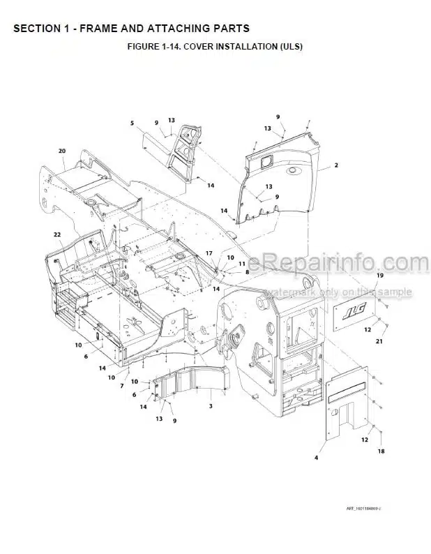 Photo 1 - JLG 7013H PVC1911 2005 Illustrated Parts Manual Telehandler 31211380