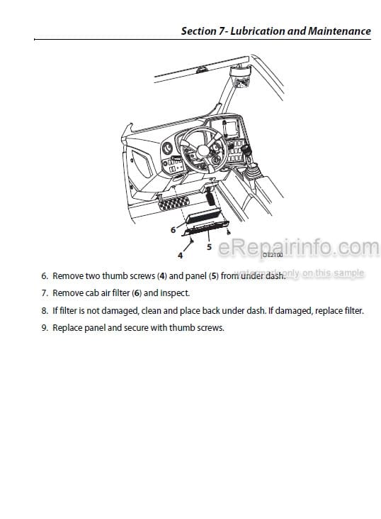 Photo 9 - JLG 742 943 1043 1055 1255 PVC1911 Operation And Safety Manual Telehandler 31211368