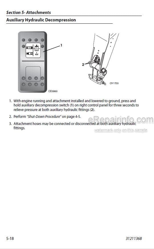Photo 4 - JLG 742 943 1043 1055 1255 PVC1911 Operation And Safety Manual Telehandler 31211368