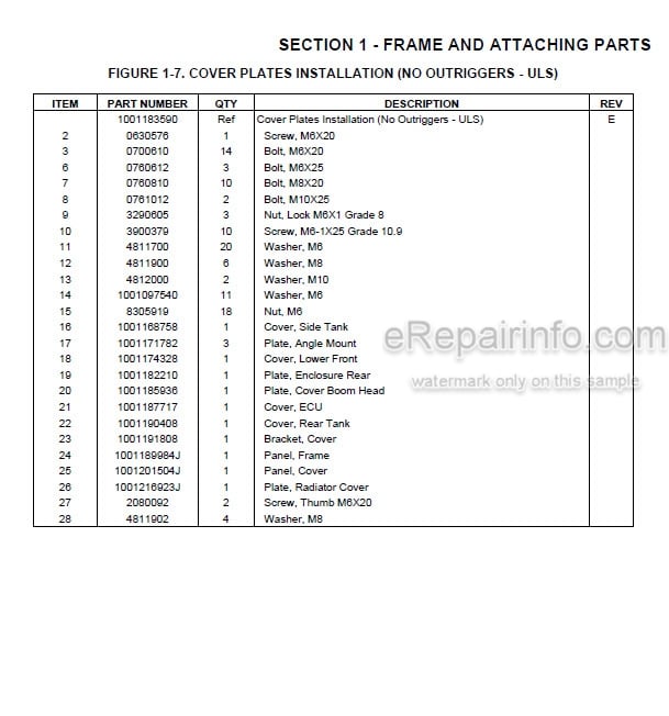 Photo 4 - JLG 925 PVC1911 2005 Illustrated Parts Manual Telehandler 31211474
