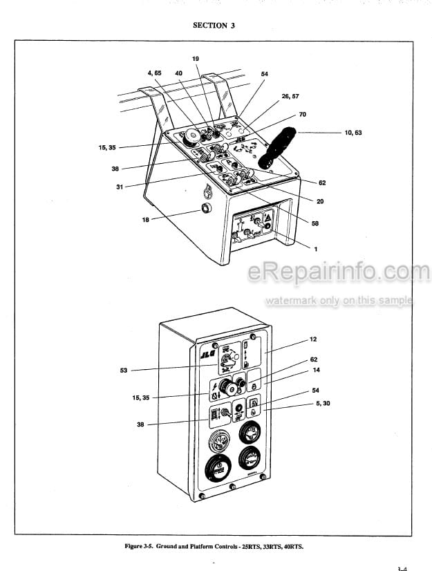 Photo 2 - JLG CM1432 To 3969 Electric Operation And Safety Manual 3120833