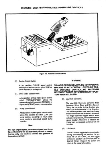 Photo 8 - JLG CM33RT CM40RT Operators And Safety Manual Scissor Lift 3120659