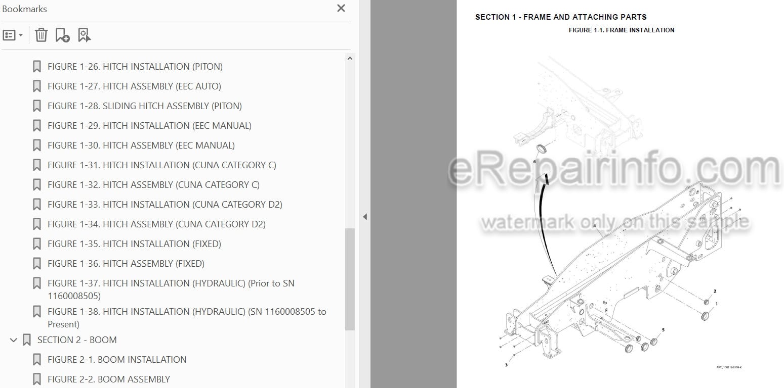Photo 3 - JLG Deutz-Fahr Agrovector 40.8 Illustrated Parts Manual Telehandler 31211271