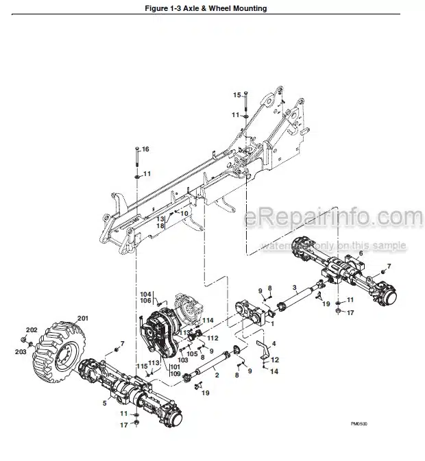 Photo 6 - JLG 3614RS 4017RS Engine Parts Manual Engine For Telehandler 31211006