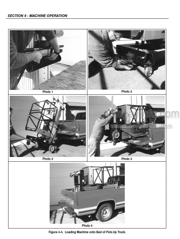 Photo 4 - JLG EL Series 20EL 25EL 30EL 36EL 41EL Operation And Safety Manual Vertical Mast 3120781