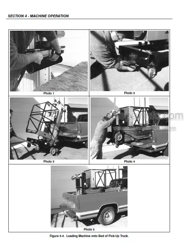 Photo 4 - JLG EL Series 20EL 25EL 30EL 36EL 41EL Operation And Safety Manual Vertical Mast 3120781