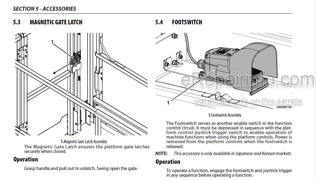 Photo 4 - JLG ES1330L ES1530L PVC2004 Operation And Safety Manual Scissor Lift