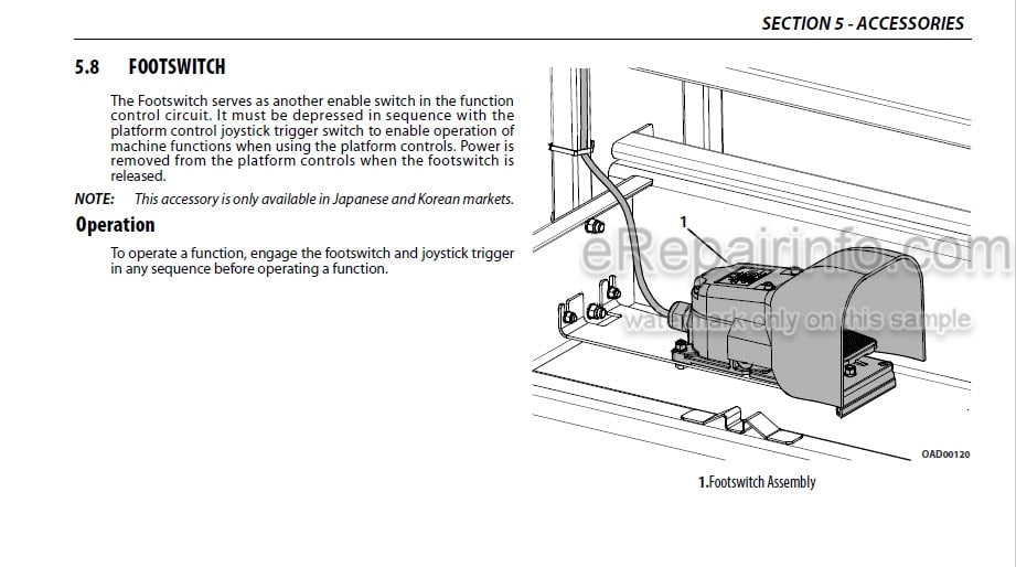 Photo 2 - JLG ES1932I ES1932 PVC1910 2004 Operation And Safety Manual Scissor Lift