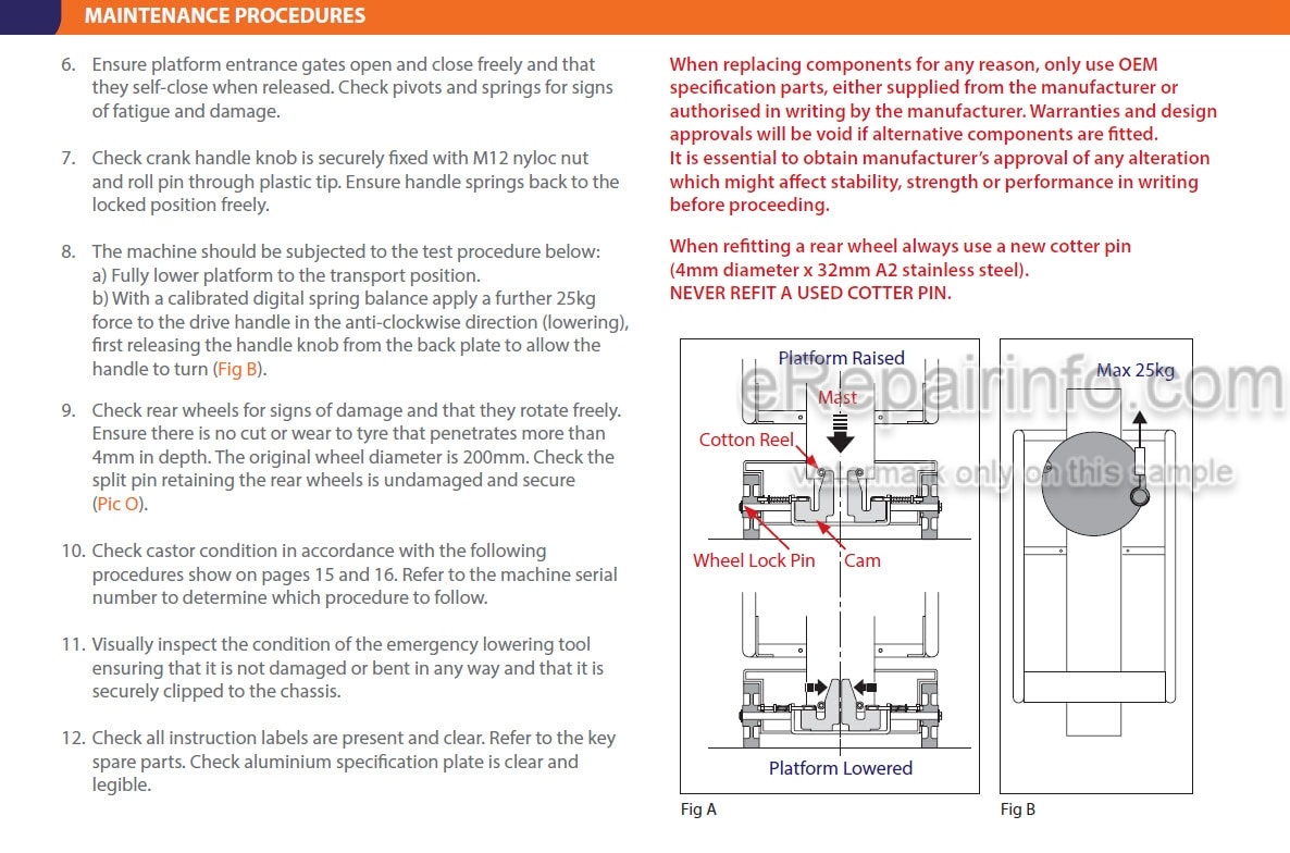 Photo 4 - JLG Ecolift X Ecolift 2.2 Operating And Maintenance Manual Power Tower