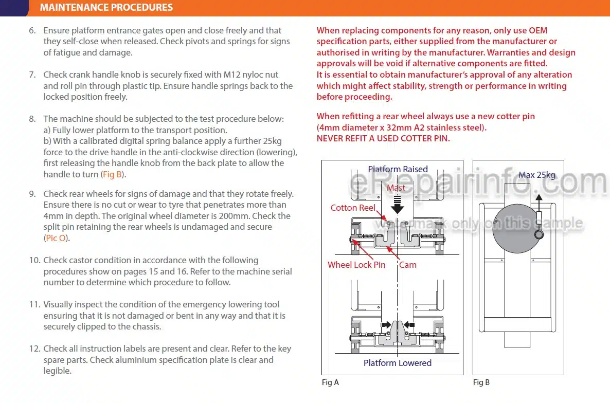 Photo 4 - JLG Ecolift X Ecolift 2.2 Operating And Maintenance Manual Power Tower