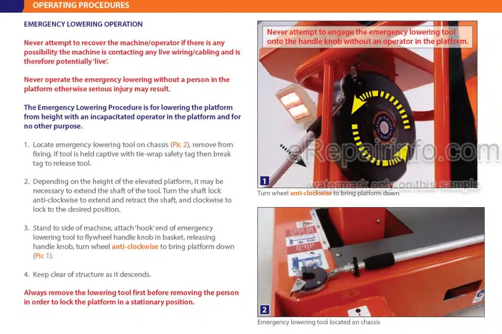 Photo 1 - JLG Ecolift X Operating And Maintenance Manual Power Tower