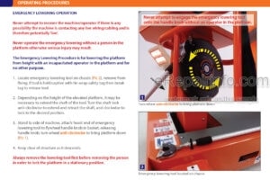Photo 6 - JLG Ecolift X Ecolift 2.2 Operating And Maintenance Manual Power Tower