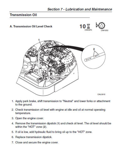 Photo 1 - JLG G10-55A G12-55A Accu Place Operation And Safety Manual Telehandler 3128447