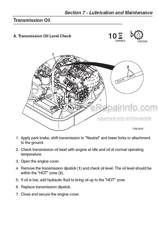 Photo 1 - JLG G10-55A G12-55A Accu Place Operation And Safety Manual Telehandler 3128447