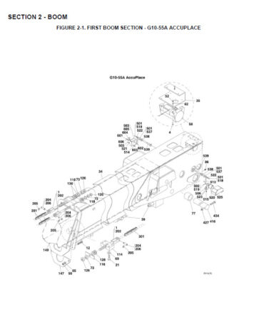 Photo 6 - JLG G10-55A G12-55A Illustrated Parts Manual Telehandler 31200728 SN2