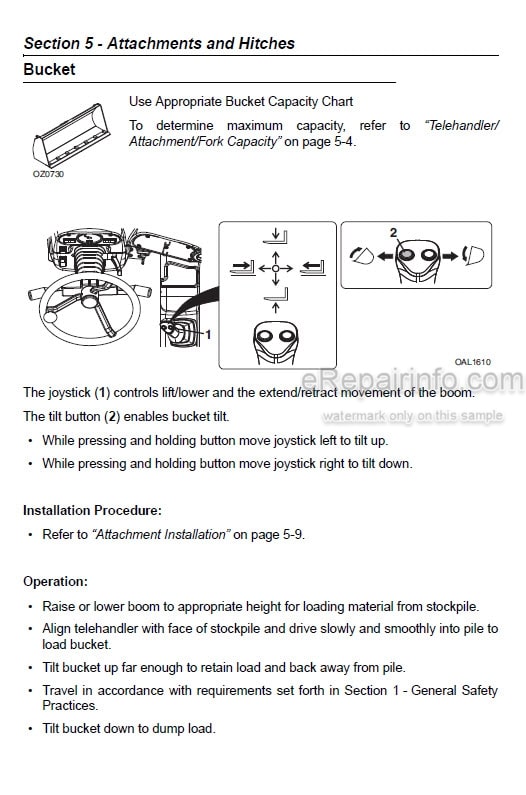 Photo 4 - JLG G5-18A 2505 Operation And Safety Manual Telehandler
