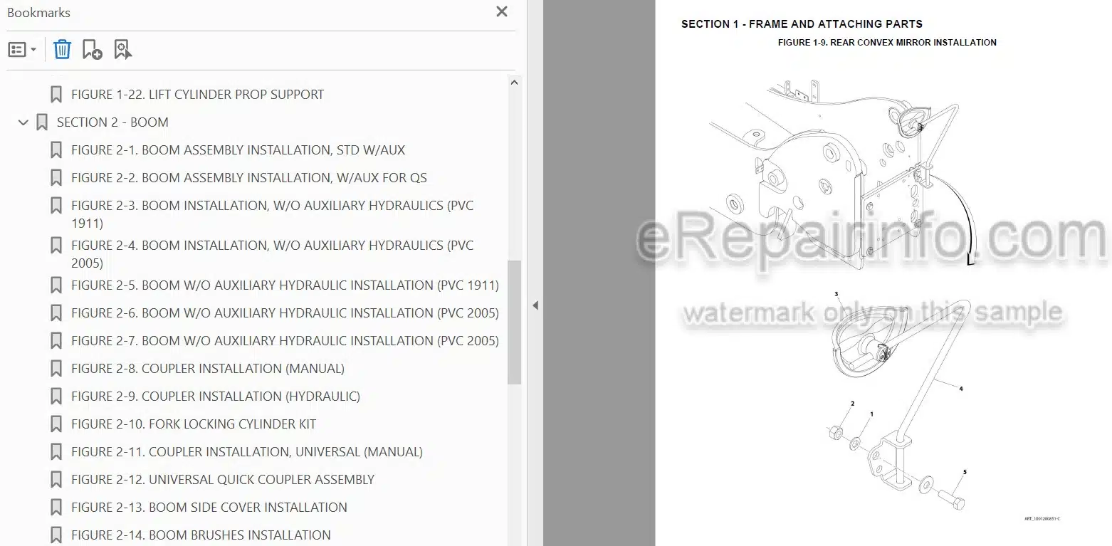Photo 3 - JLG G5-18A PVC1911 2005 Illustrated Parts Manual Telehandler 31211364