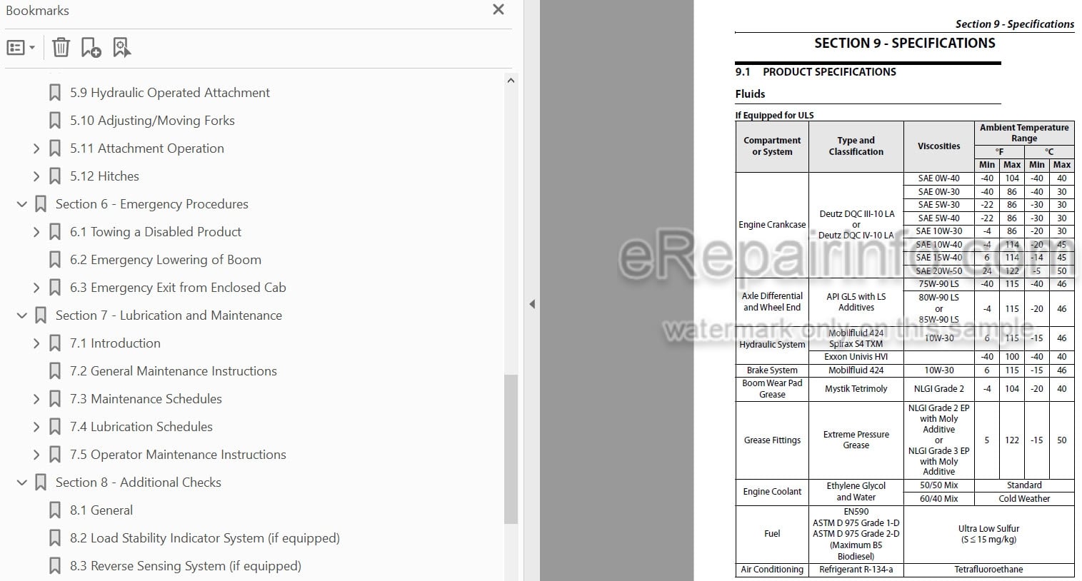 Photo 3 - JLG G5-18A PVC1911 2005 Operation And Safety Manual Telehandler