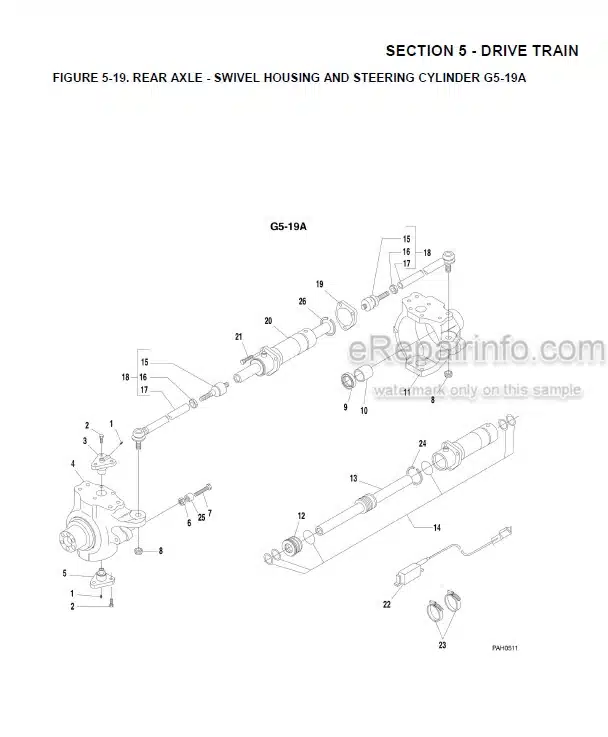 Photo 12 - JLG G5-19A G6-23A Illustrated Parts Manual Telehandler 31200194