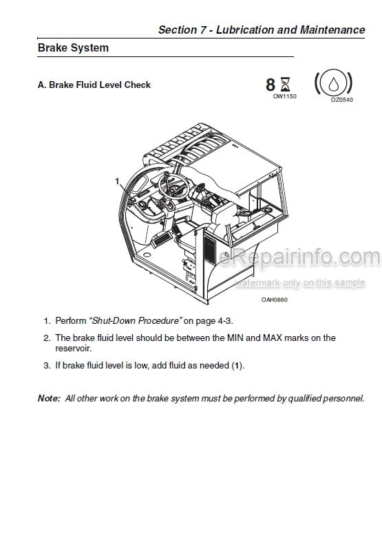 Photo 3 - JLG G5-19A G6-23A Operation And Safety Manual Telehandler 31200192