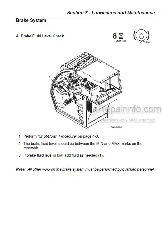 Photo 3 - JLG G5-19A G6-23A Operation And Safety Manual Telehandler 31200192