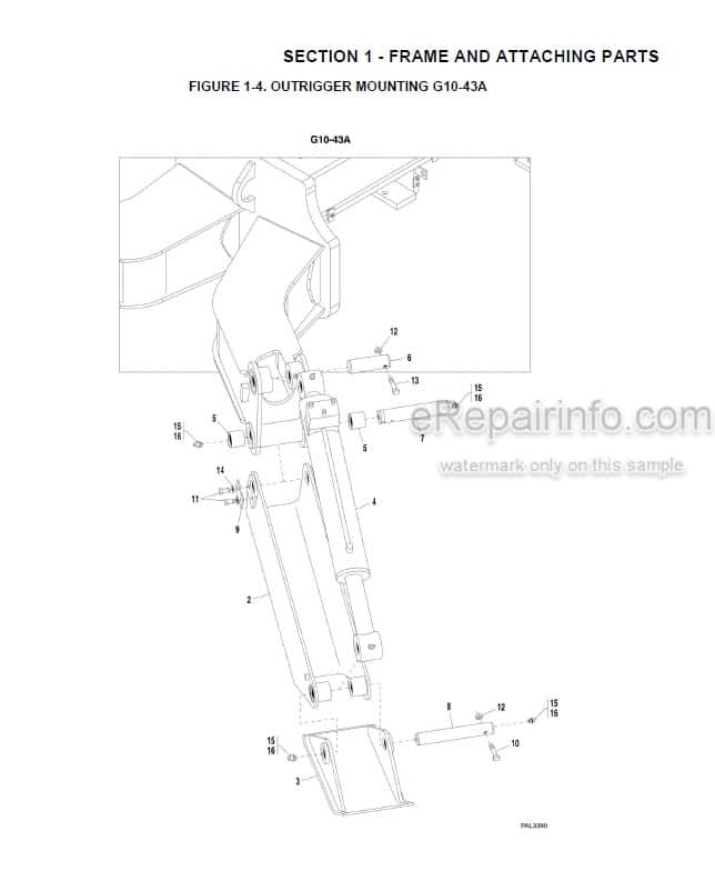 Photo 6 - JLG G9-43A G10-43A Illustrated Parts Manual Telehandler 91514001