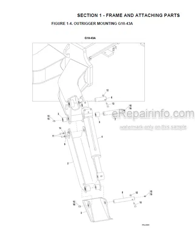 Photo 5 - JLG G10-55A G12-55A Illustrated Parts Manual Telehandler 3126020 SN1