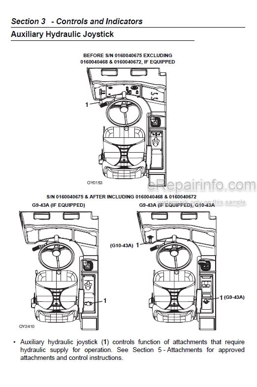 Photo 4 - JLG G9-43A G10-43A Operation And Safety Manual Telehandler