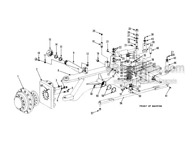 Photo 5 - JLG Gradall 534C-9 534C-10 Parts Manual Telehandler 2460-4100