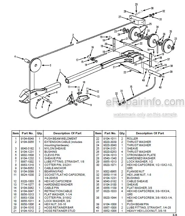 Photo 4 - JLG Gradall 544 Parts Manual Telehandler 9104-1280