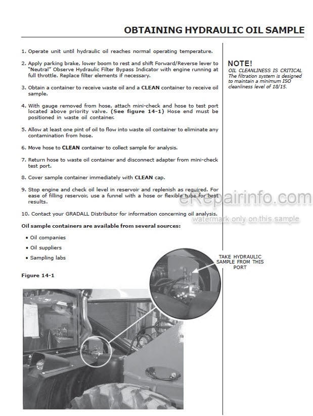 Photo 4 - JLG Gradall G6-42A Owner Operator Manual Telehandler 9147-4003