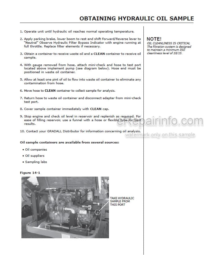 Photo 2 - JLG Gradall G9-43A Owner Operator Manual Telehandler