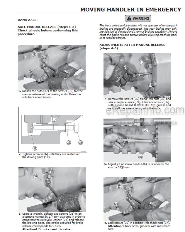 Photo 5 - JLG Skytrak 522 Operators And Safety Manual Telehandler 8990115